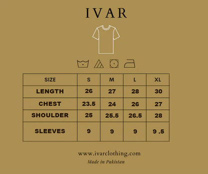 IVAR® Black Oversized Acid-Washed T-Shirt