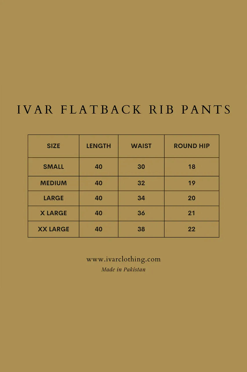 IVAR® Flatback Rib Pant