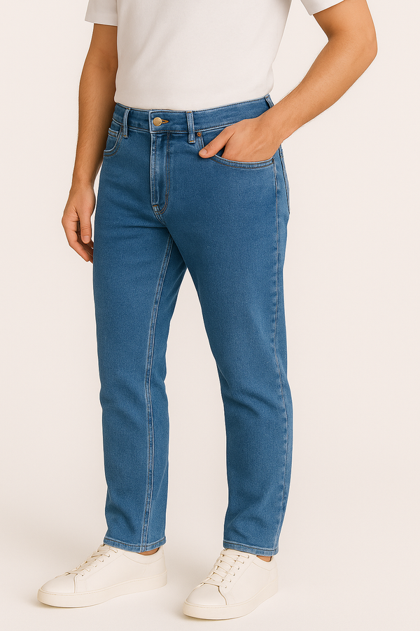 IVAR® Medium Blue Denim with Golden Thread