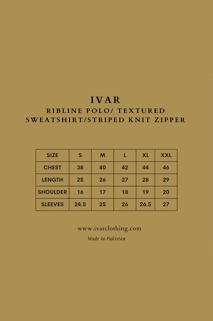 IVAR® Striped Knit Zipper