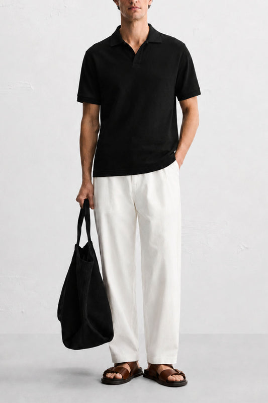 IVAR Black J/C Polo