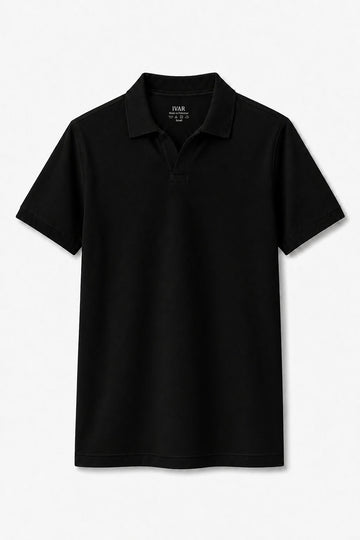 IVAR Black J/C Polo