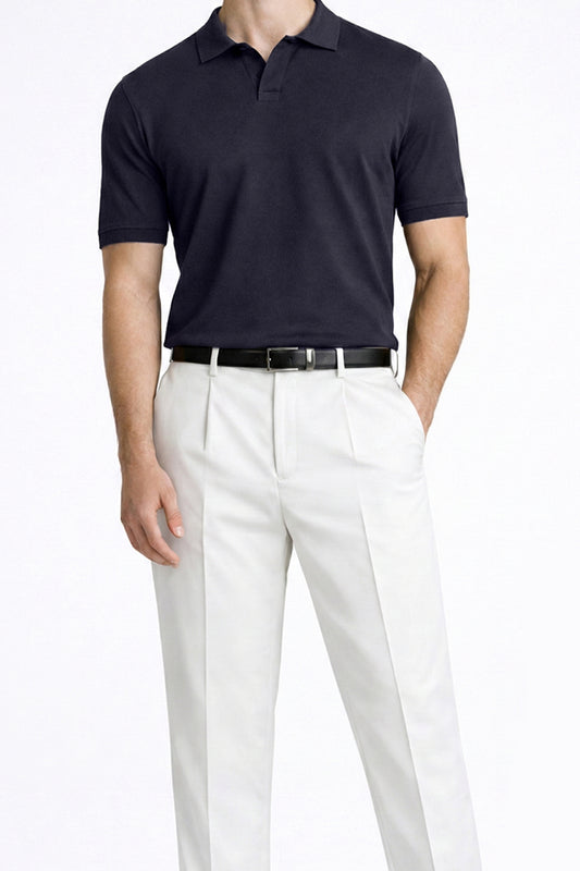 IVAR® Charcoal Johnny Collar Polo