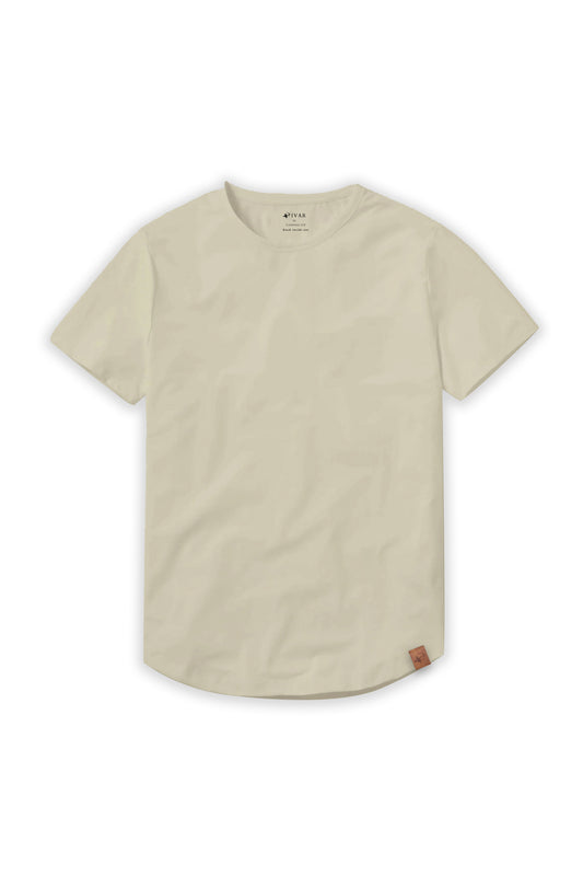 IVAR® Luxeknit Khaki shirt (Curved Hem design)