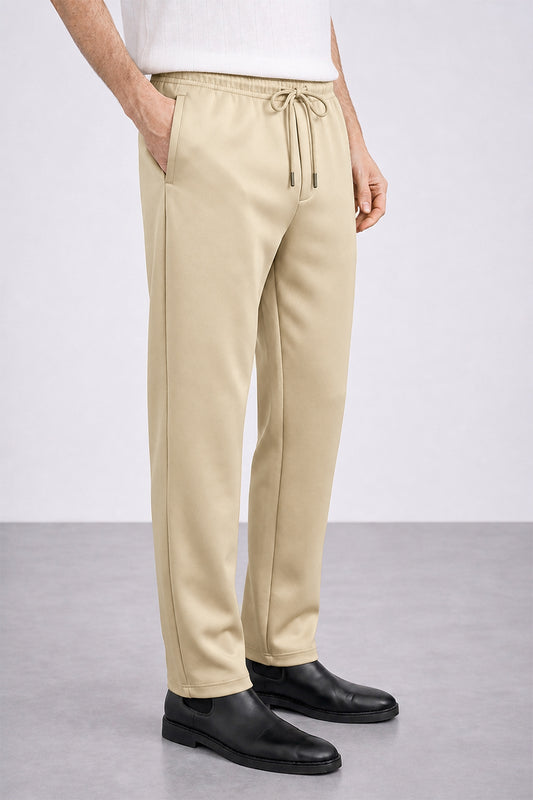 IVAR® Beige Light Scuba Pants