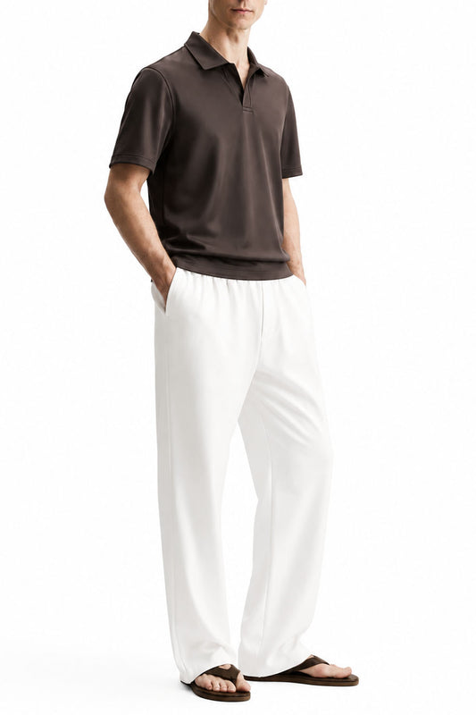 IVAR Dark Brown Light Scuba Polo