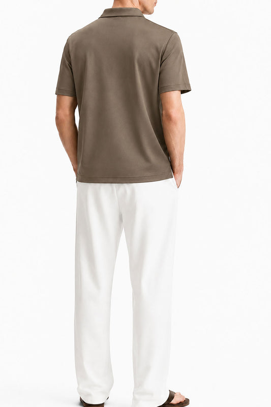 IVAR Brown Light Scuba Polo