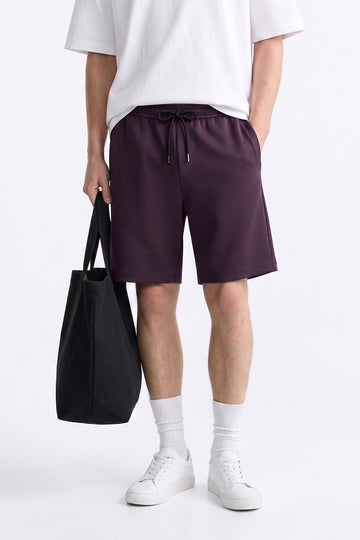 IVAR Maroon Light Scuba Shorts – men's maroon light scuba shorts