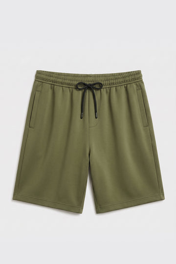 IVAR Olive Light Scuba Shorts