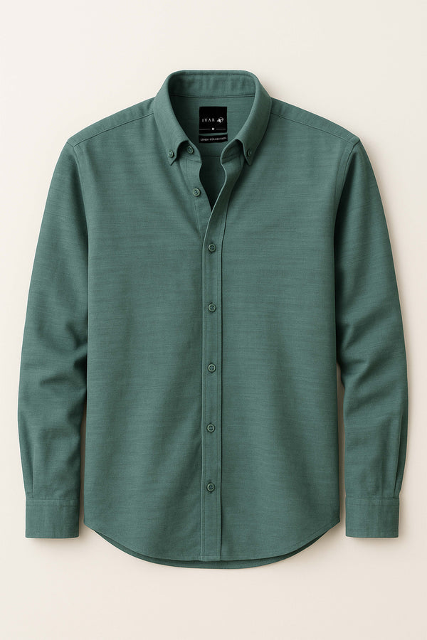 IVAR® Light Green Linen Shirt
