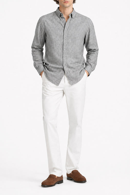 IVAR® Grey Linen Shirt