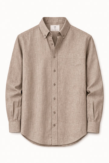 IVAR Peach Linen Shirt