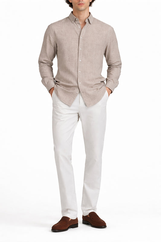 IVAR® Peach Linen Shirt