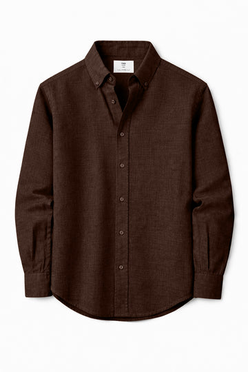 IVAR® Brown Linen Shirt