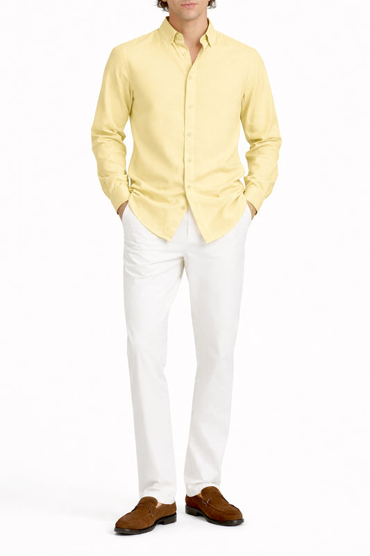 IVAR® Light Khaki Linen Shirt
