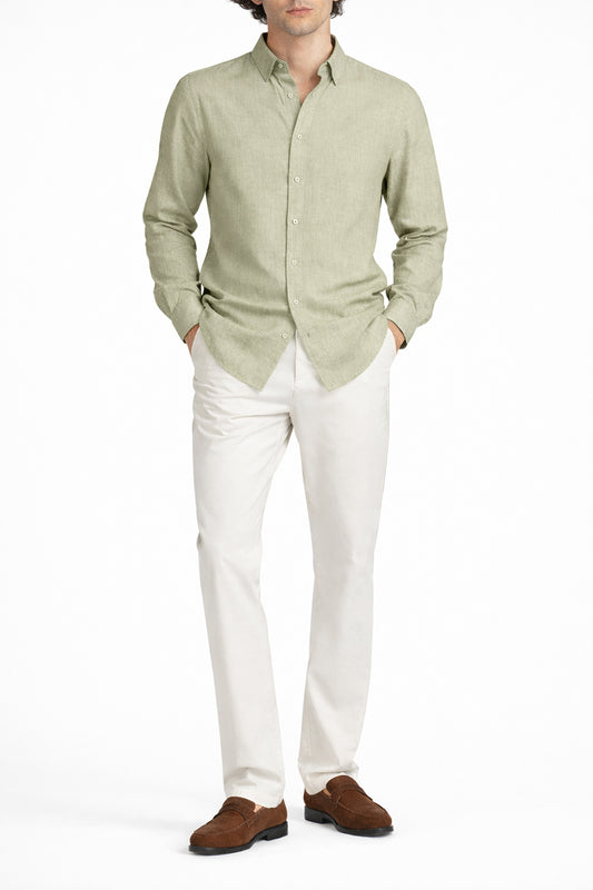 IVAR® Lime Linen Shirt