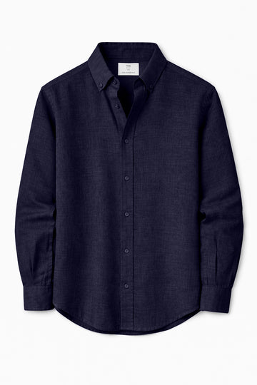 IVAR® Navy Linen Shirt