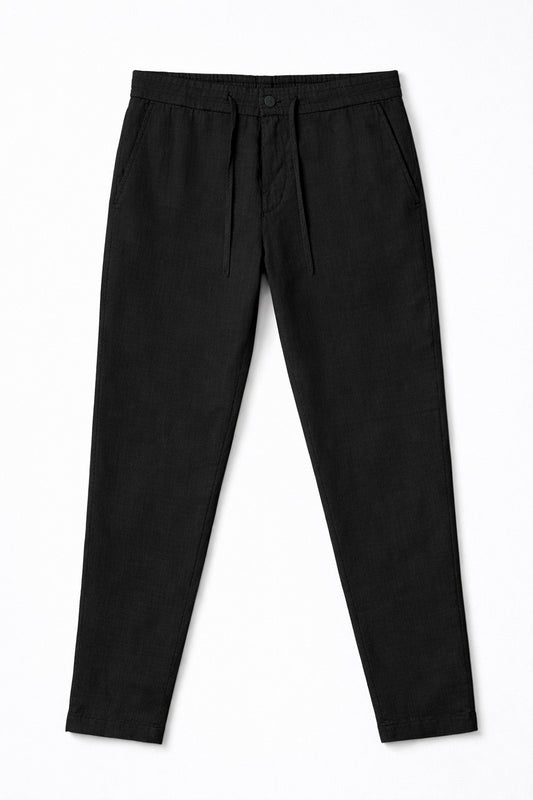IVAR® Black Linen Pants