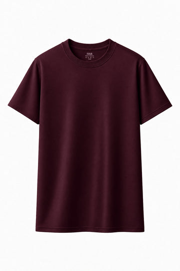 IVAR® Maroon Light Scuba oversized Tshirt
