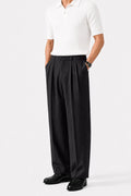 IVAR Bistre Luxe Pinstripe Pant - Styled Outfit View - IVAR Clothing