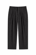 IVAR Bistre Luxe Pinstripe Pant - Flat Lay - IVAR Clothing