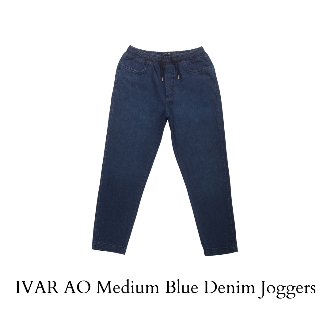 Make your own Pack of 2 IVAR® AO Denim Joggers (Save 10% on Packs)