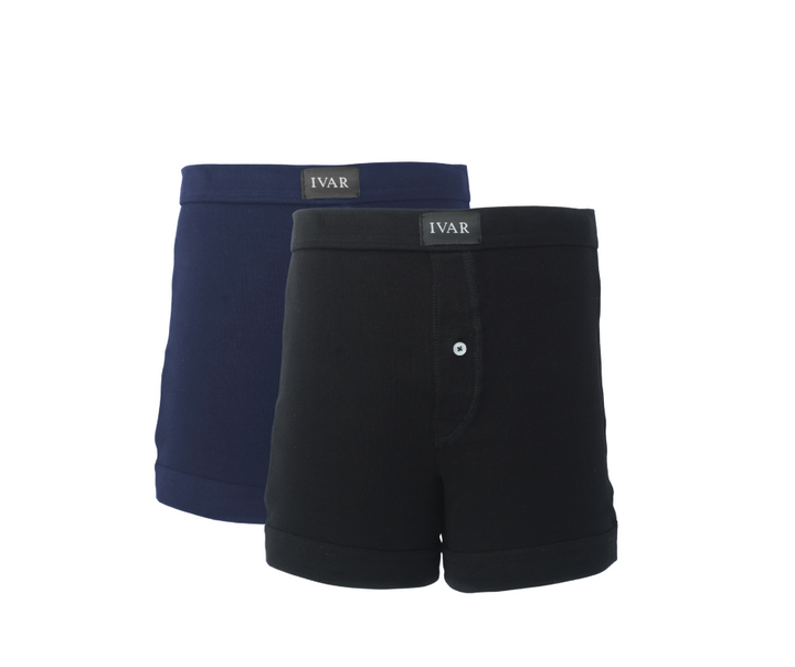 Men’s Black & Navy Knitted Boxers online 