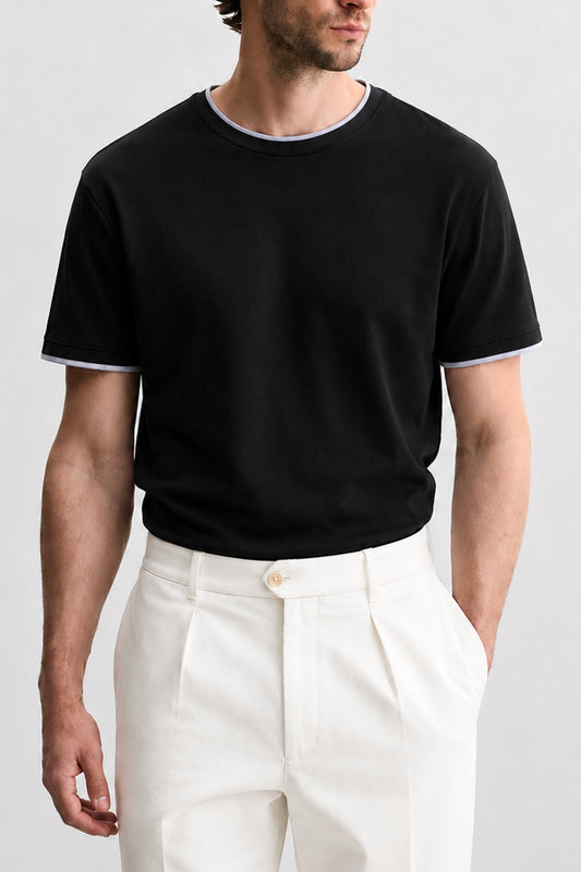 IVAR® Black Tipped Muscle Tshirt