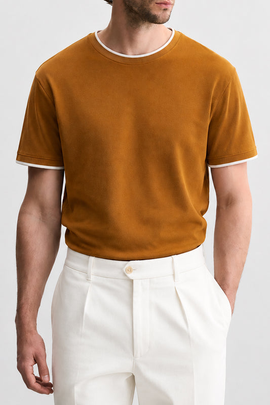 IVAR® Sugar Brown Tipped Muscle Tshirt