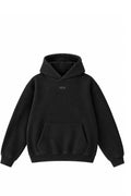 IVAR Black NYC Hoodie, flat lay front view