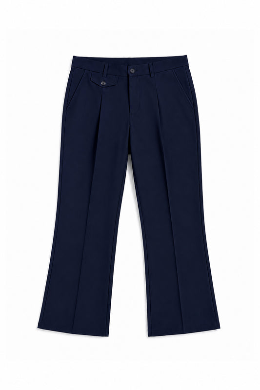 IVAR® Navy Tailored Bootcut Pants