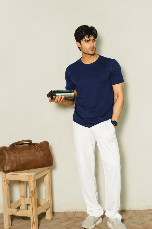 IVAR® Airloop Navy Tapered Fit Tshirt