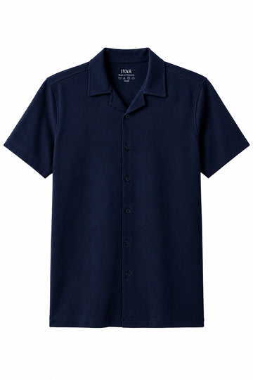 IVAR® Navy Light Scuba Cuban Shirt