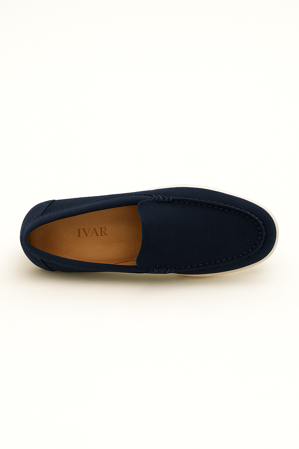 IVAR® Teal Blue Suede Loafers