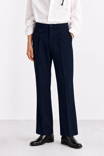 IVAR® Navy Tailored Bootcut Pants