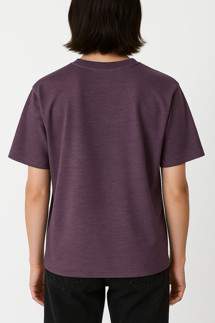 IVAR® Heather Wine Oversized Tshirt