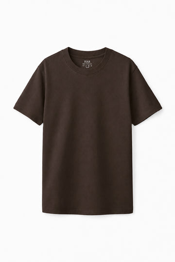 IVAR® Chocolate Brown Oversized Tshirt