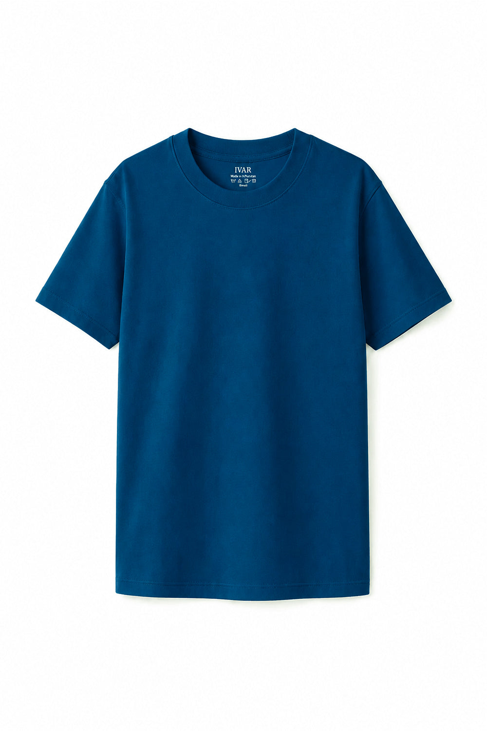 IVAR Ink Blue Oversized Tshirt - Front Flat Lay - IVAR Clothing