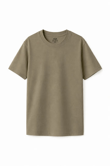 IVAR Stone Oversized Tshirt - Front Flat Lay - IVAR Clothing
