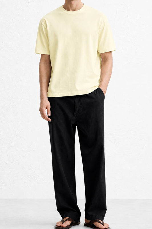 IVAR Milkmatcha Oversized Tshirt - Model Wearing, Front View - IVAR Clothing