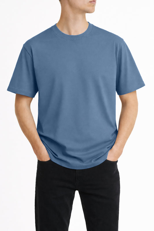 IVAR® Denim Blue Oversized Tshirt