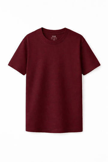 IVAR® Burgundy Oversized Tshirt
