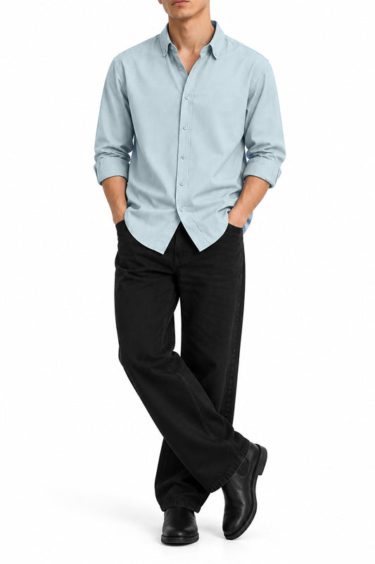 IVAR Sky Oxford Shirt