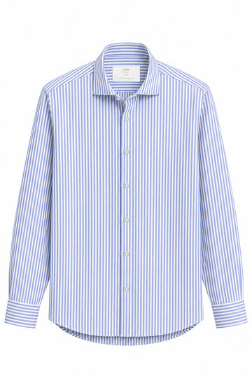 IVAR White & Blue Striped Palermo Buttondown Shirt