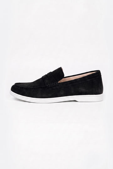 IVAR Black Penny Loafers