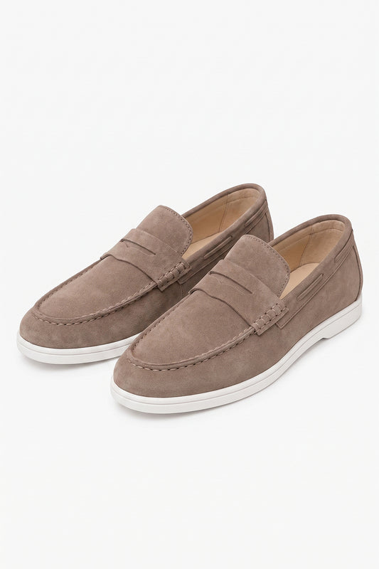 IVAR Dusty Brown Penny Loafers