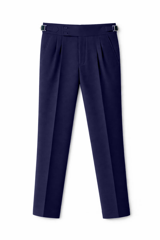 IVAR® Eclipse Blue Pleated Gurkha Pants
