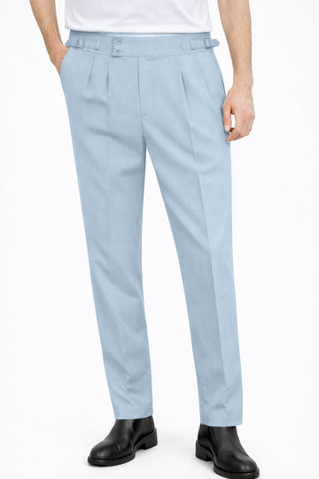 IVAR® Glacier Grey Pleated Gurkha Pants