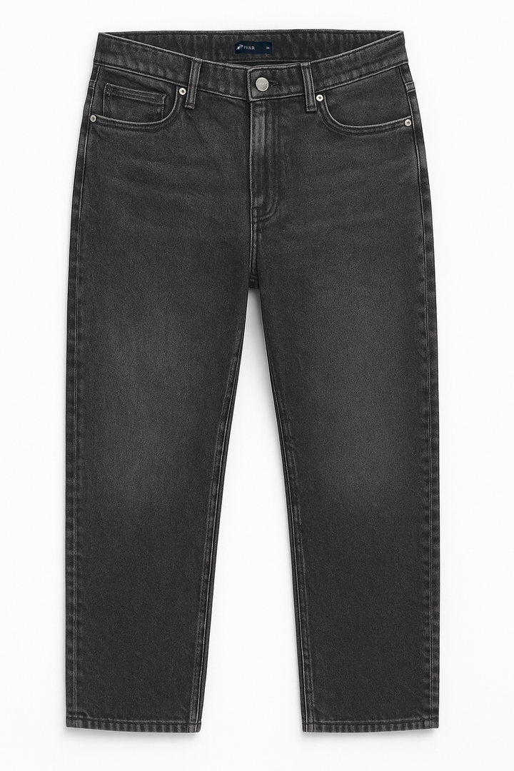 IVAR® Black Relaxed Fit Denim