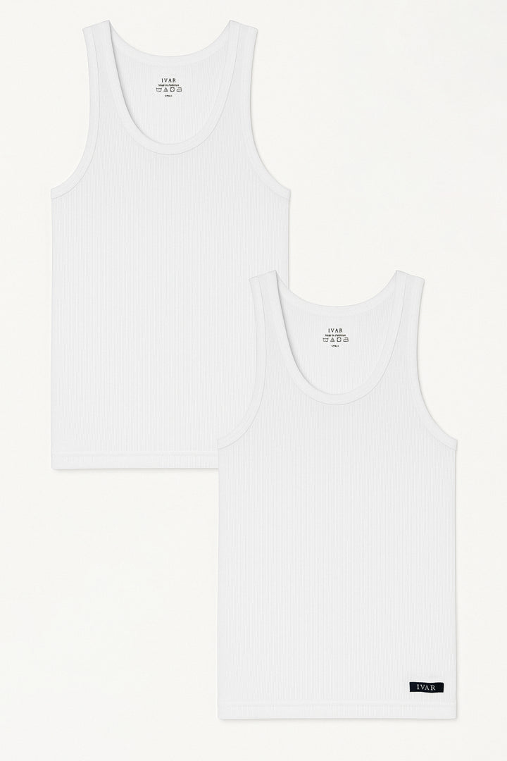 Pack of 3 Ribbed Vest (Save 12% on this Pack)